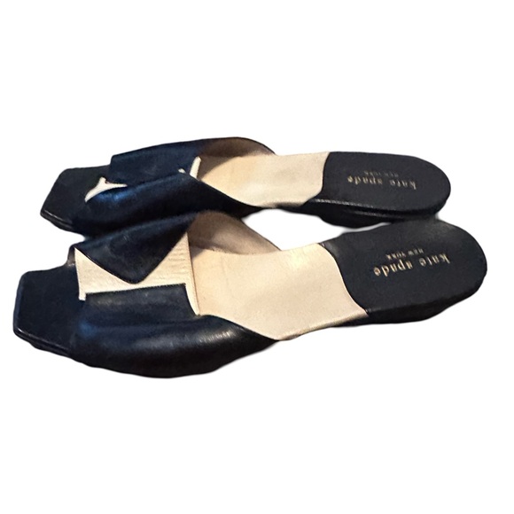 kate spade Shoes - Kate Spade kitten heel leather flats size 10